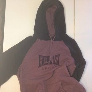 Everlast Maroon/Blk Hoodie SzM Pre-Owned Read Notes
